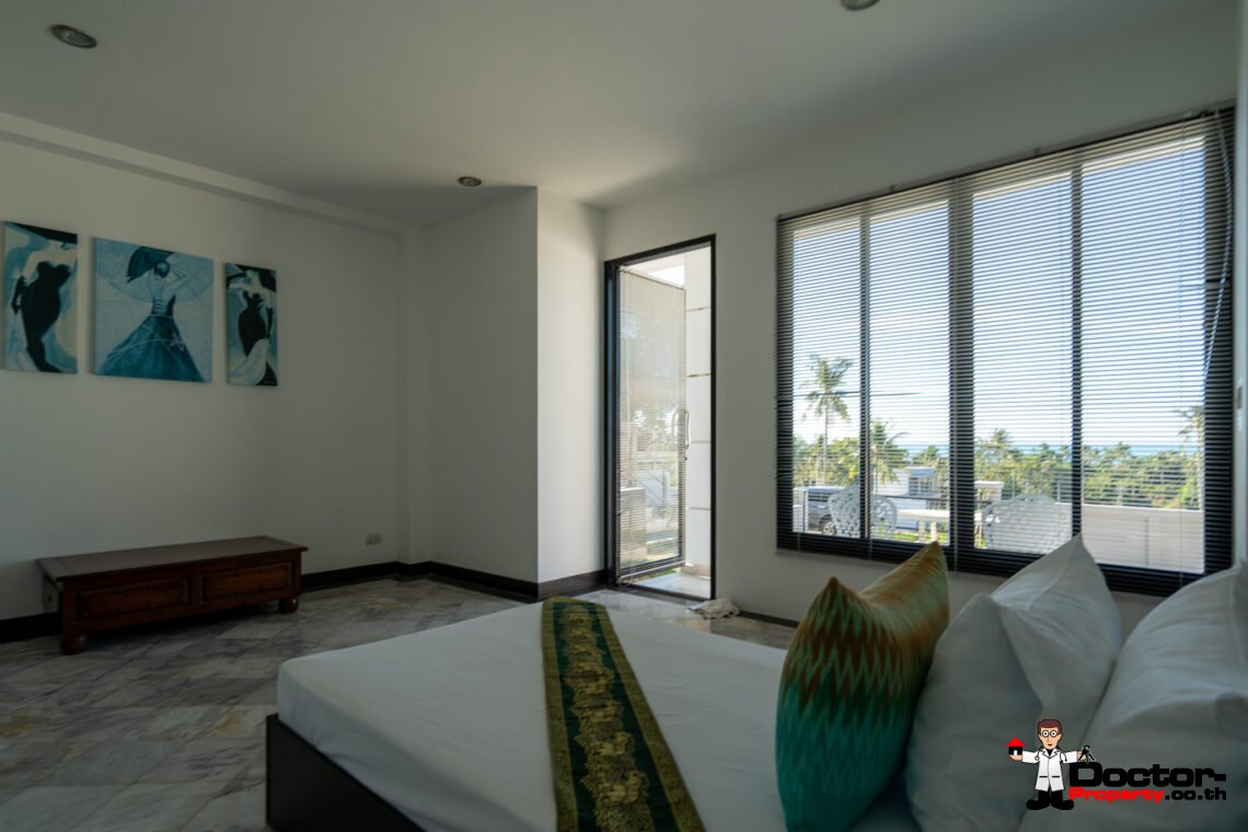 5 Bedroom Seaview Pool Villa in Bang Por, Koh Samui – For Sale